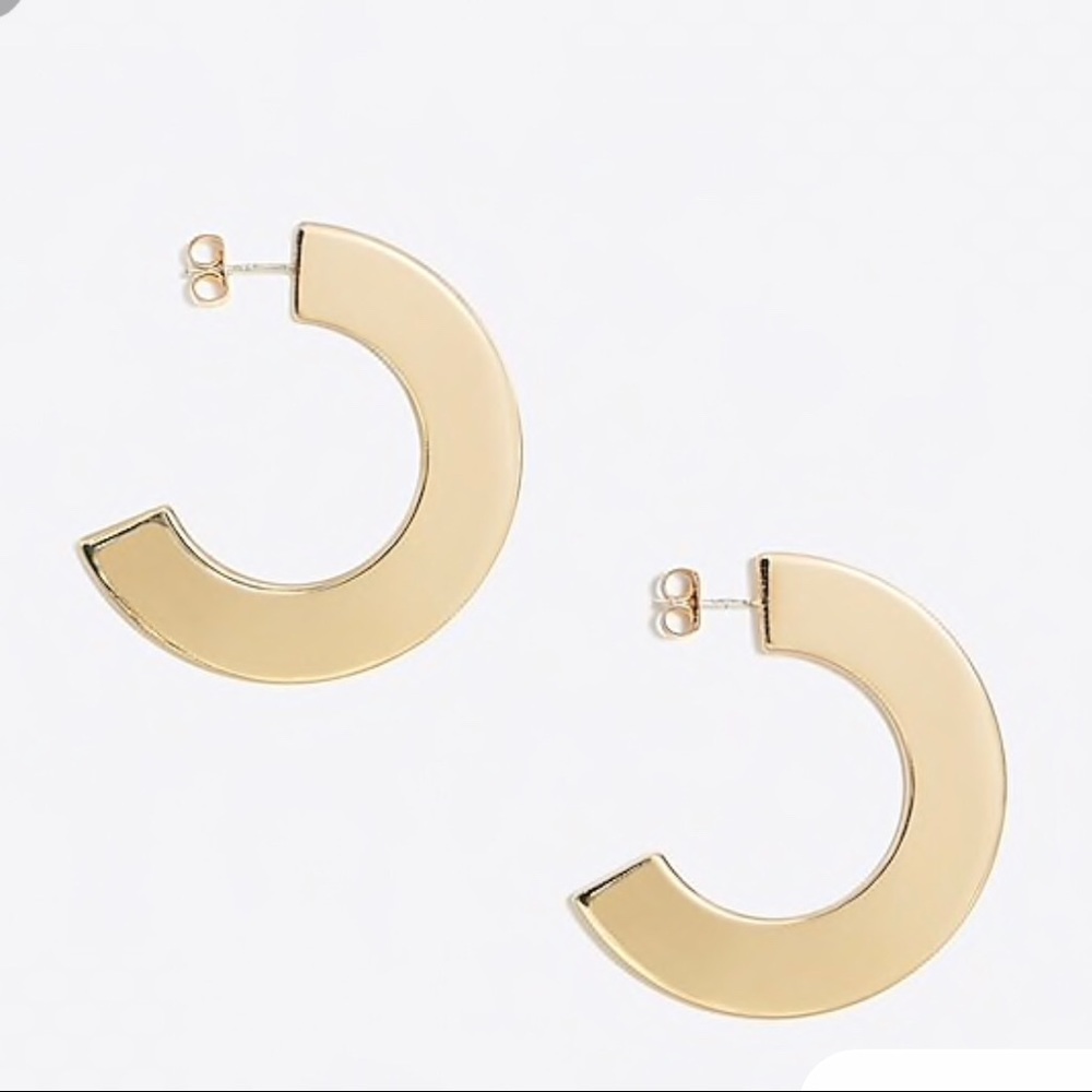 Jcrew gold hoop earrings
